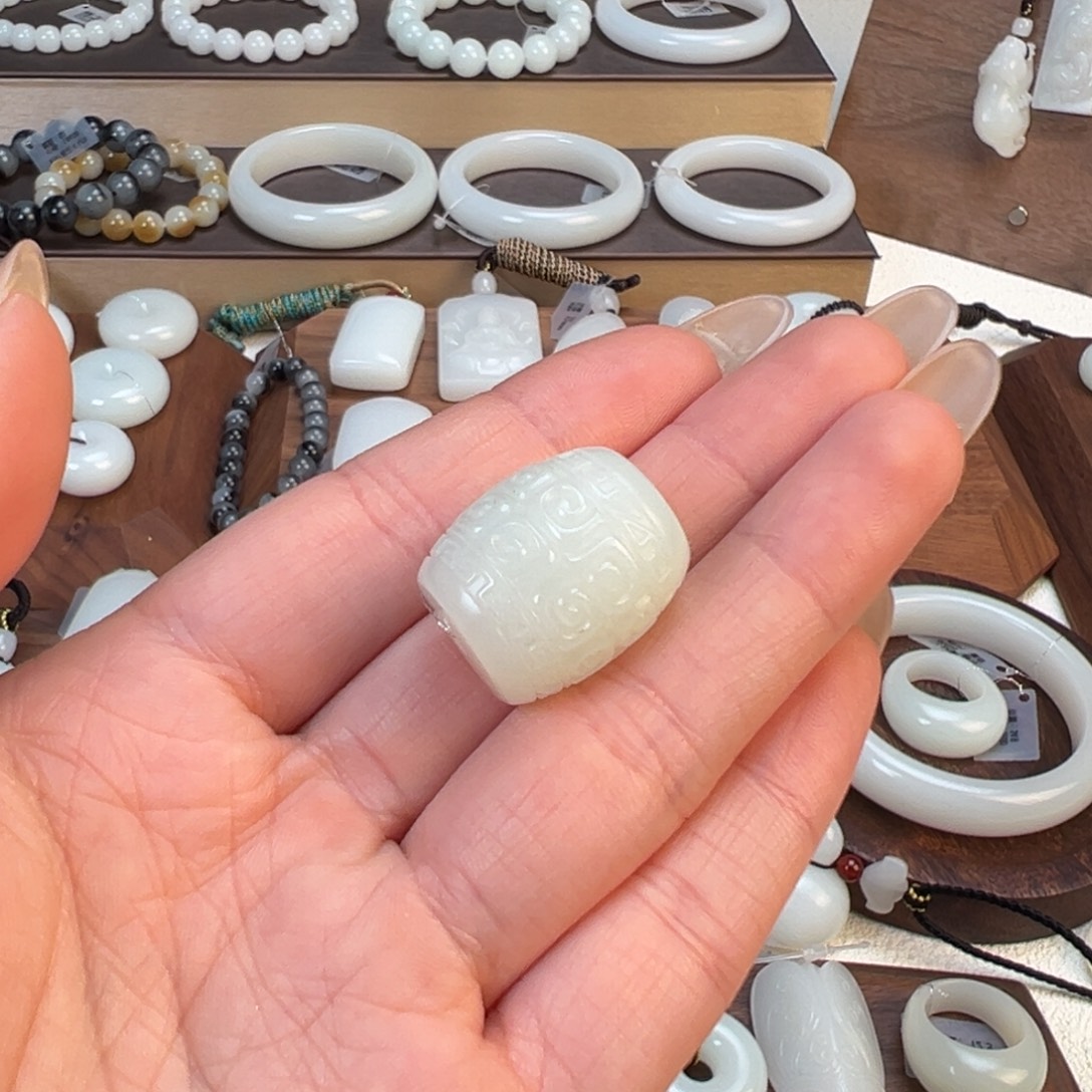 和田玉（白玉）未镶嵌颈饰15g