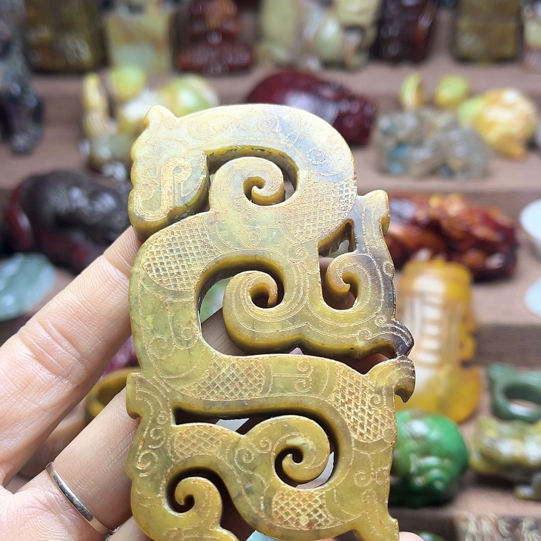 白玉菩提吊坠46。。