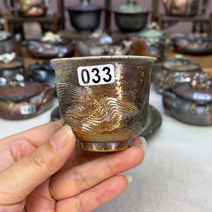 壶裸柴烧陶瓷茶具