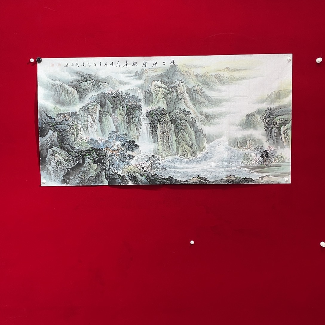 国画凌行志手绘作品