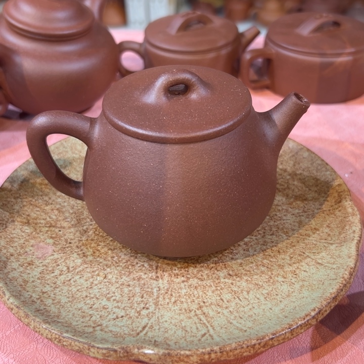 茶壶紫砂紫泥高瓢200cc