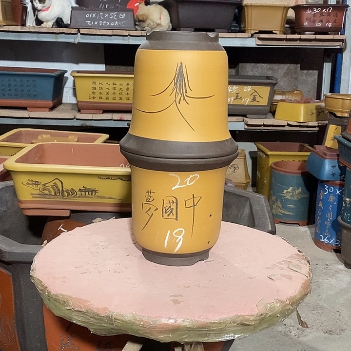 紫砂花盆花盆包邮