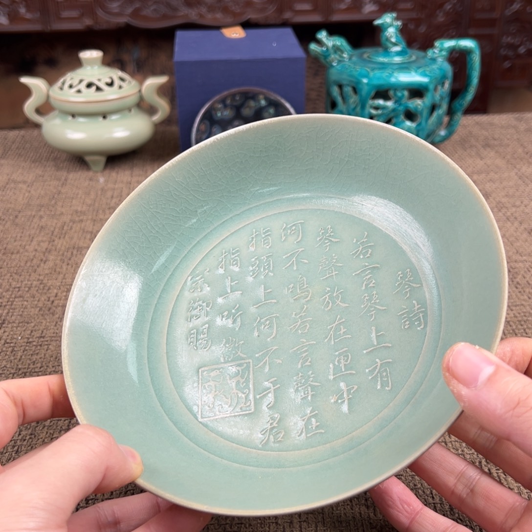 瓷片陶瓷艺术瓷器摆件