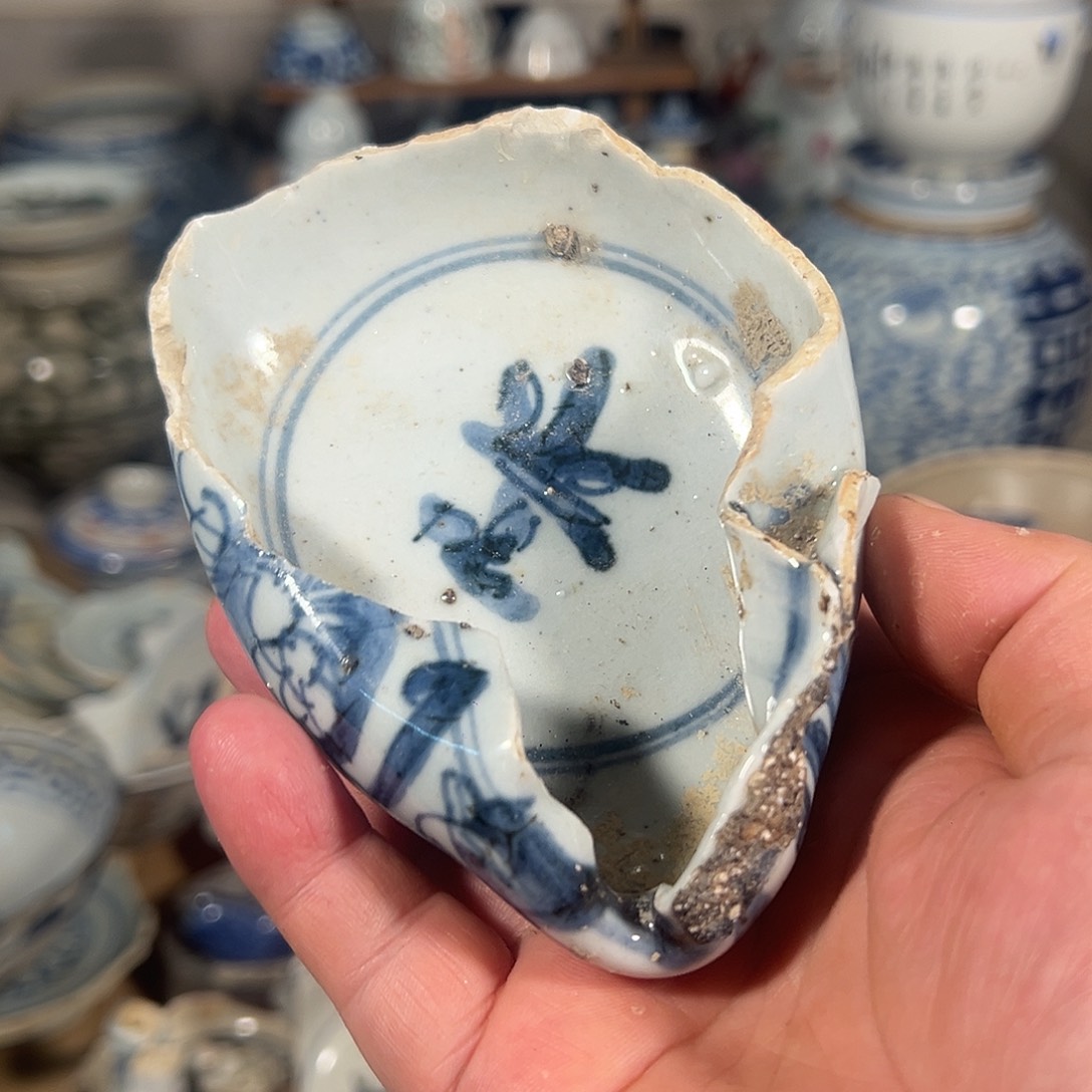 瓷片青花瓷片标本。全场包邮