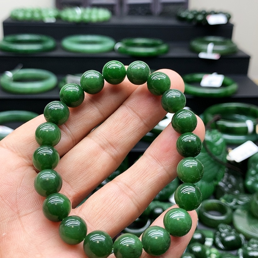 【闪购商品】和田玉（碧玉）手链未镶嵌