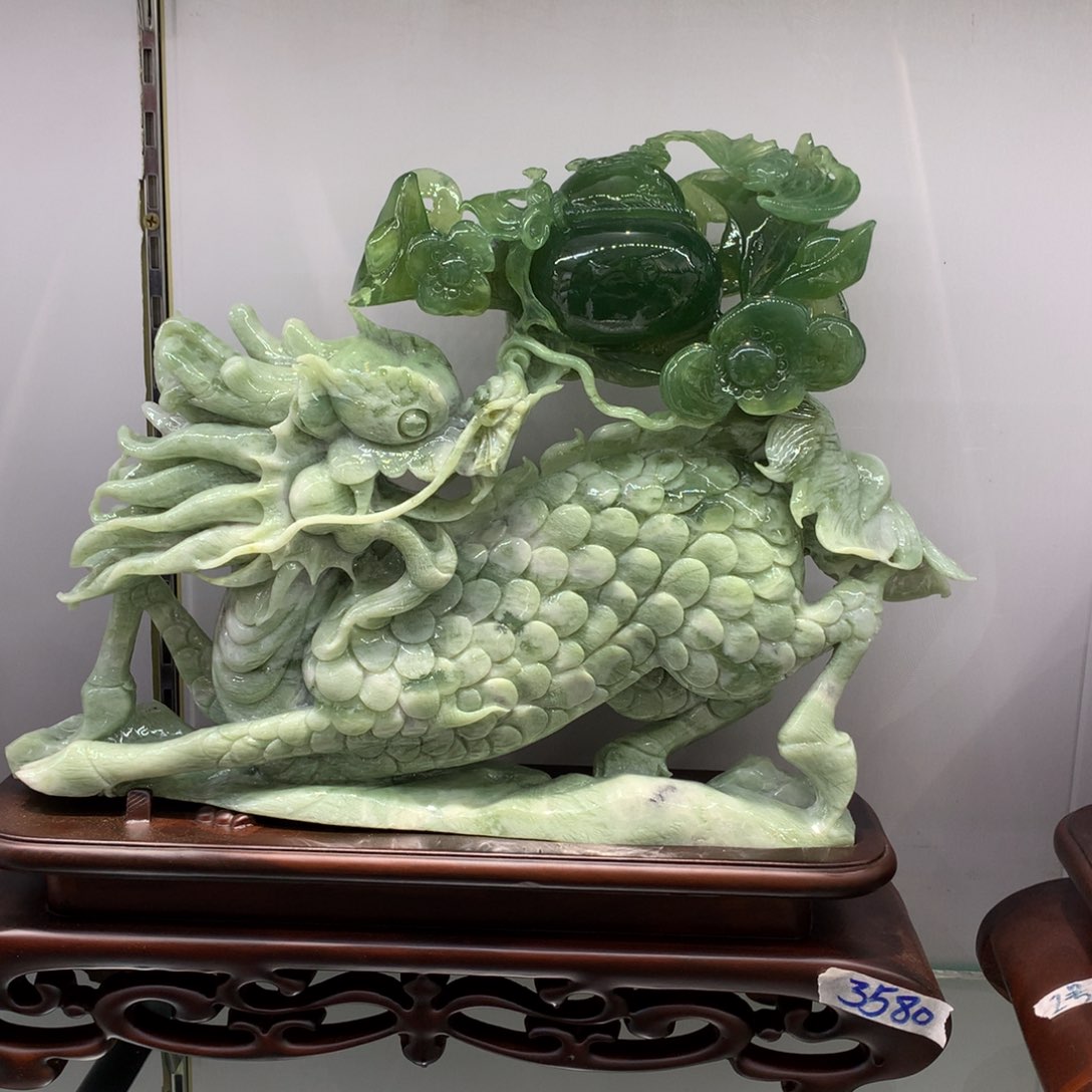 蛇纹石玉（覆膜）珠宝奇石未镶嵌玉*