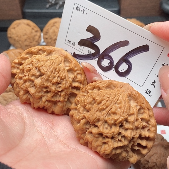 吊坠文玩核桃366号 57尺 官帽