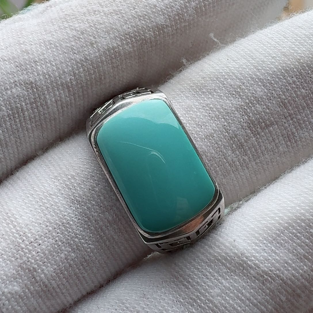 绿松石配饰银S925镶嵌