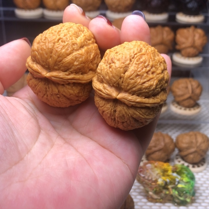 把件文玩核桃8擂鼓双金锤42+