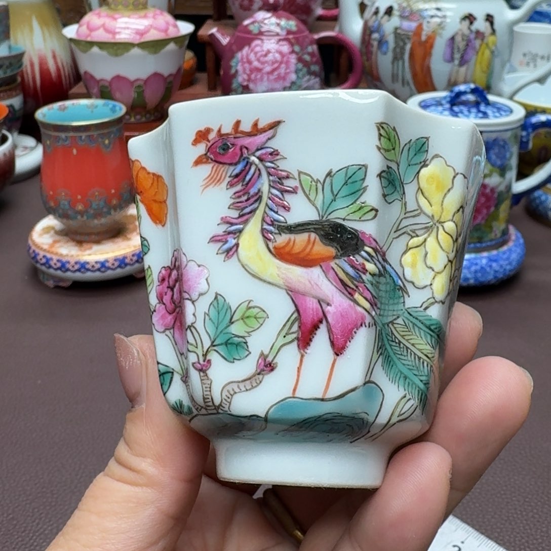 瓷片景德镇仿古手工制作精品展示