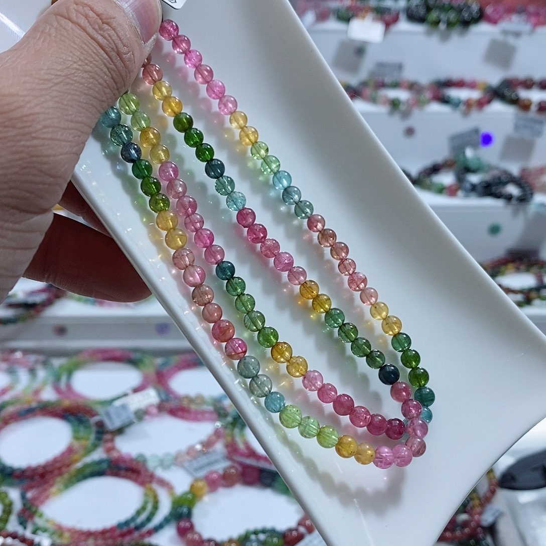 碧玺手链未镶嵌手链