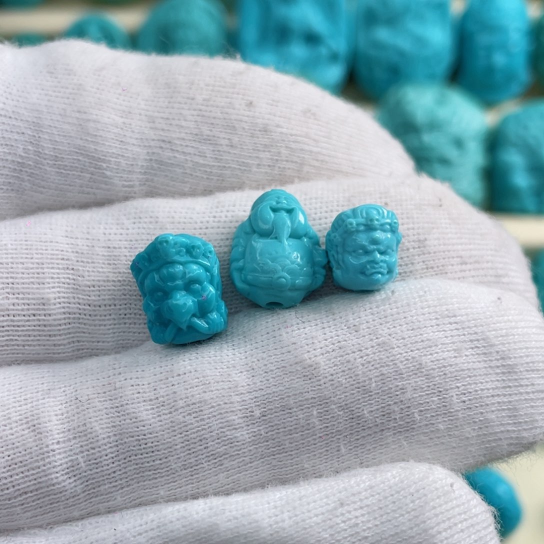 绿松石颈饰未镶嵌精****子卡