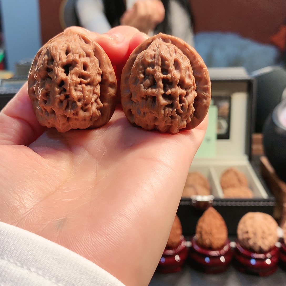 【闪购商品】吊坠文玩核桃红莲 35尺