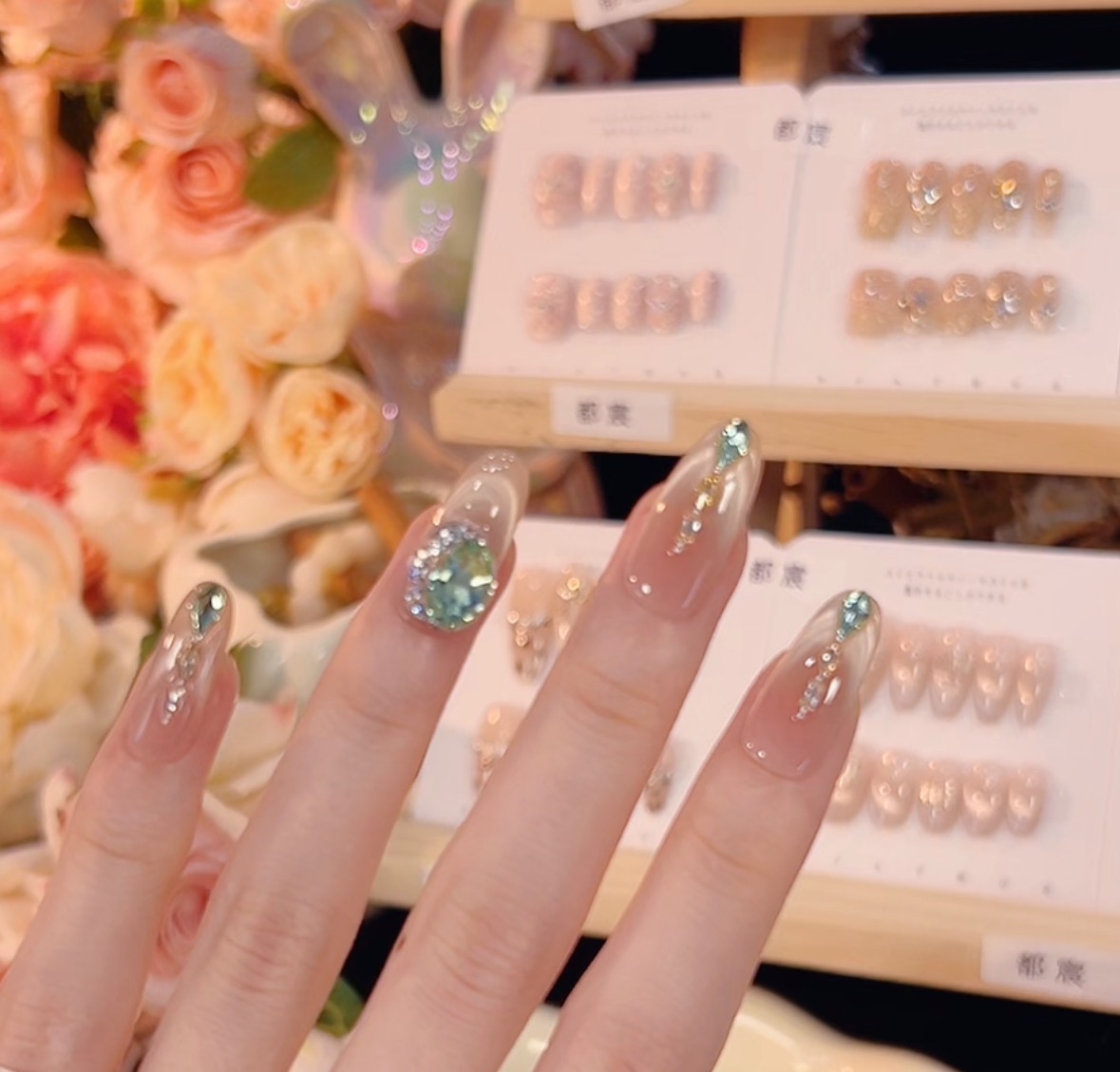 【青簪行】手工穿戴甲气质款光疗美甲xx