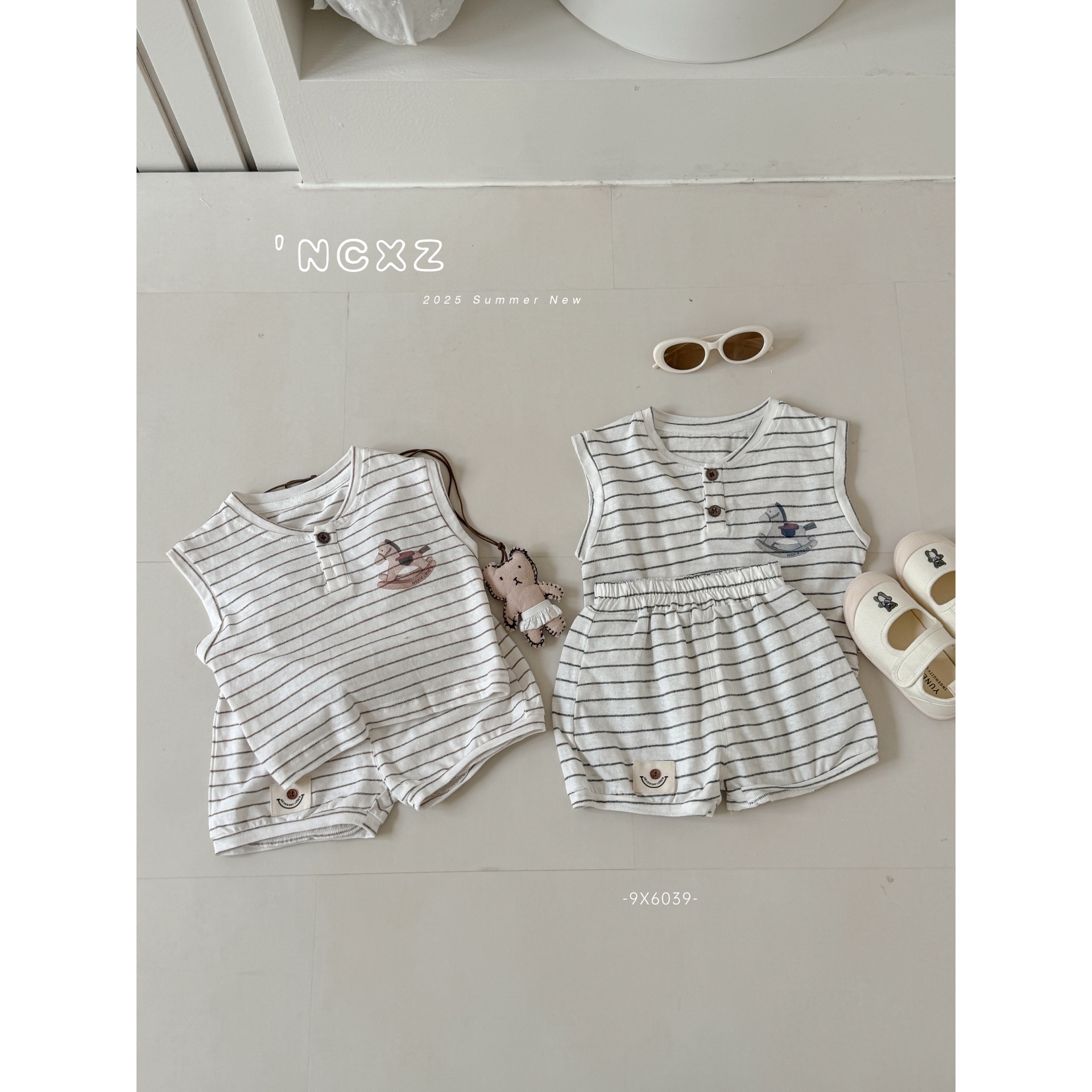 【NO退NO换】欢宝3店-奶茶小猪-2025夏-编码0401-9X6039-萌萌套装