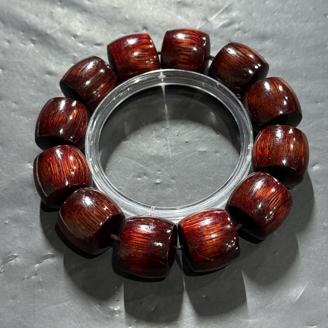 H251 高冰花梨2.0cm单圈手串