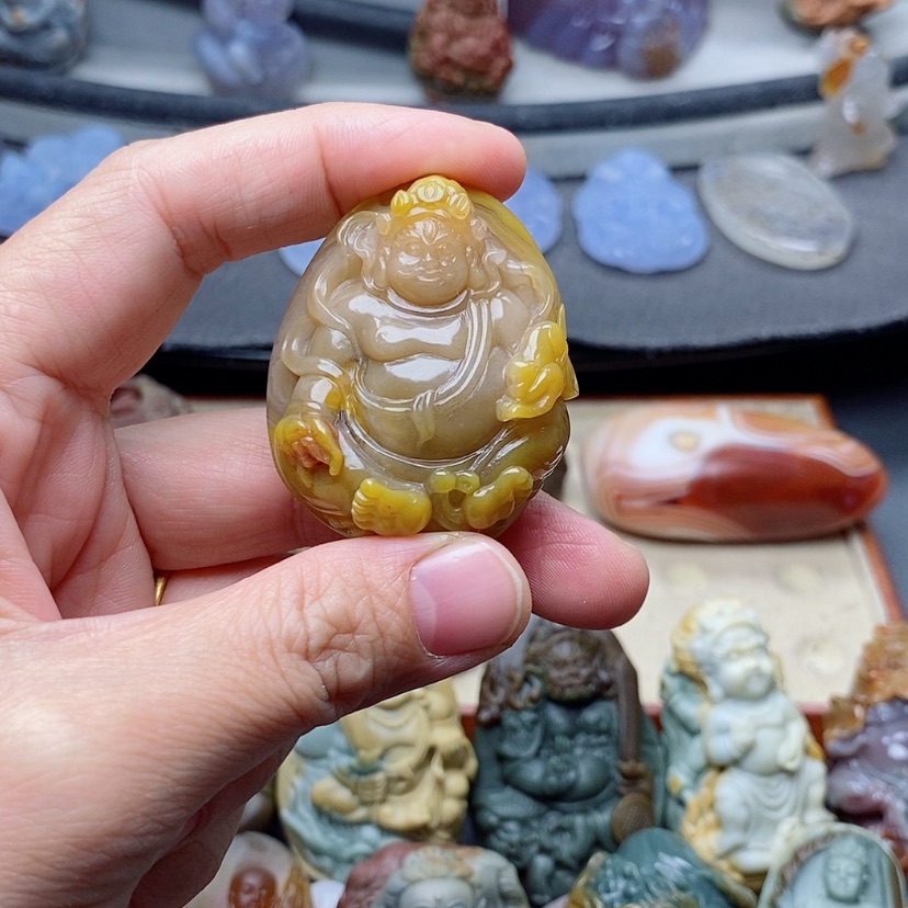 【闪购商品】定制石英质玉吊坠未镶嵌