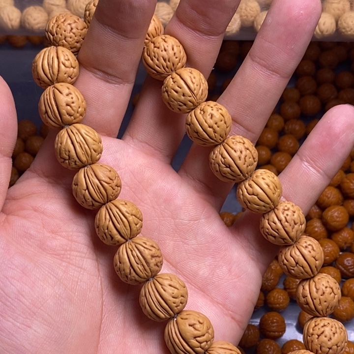 手串桃核纯野生桃核