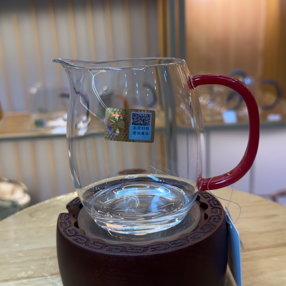 初***秋禾器澄然公道杯丹红