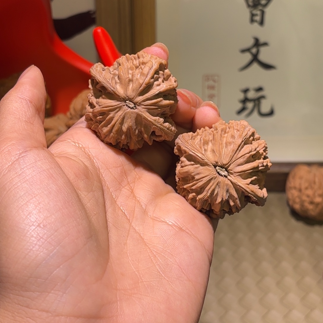 文玩核桃吊坠43尺全品磨盘