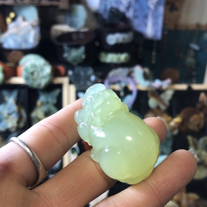 岫玉未镶嵌岫玉挂件