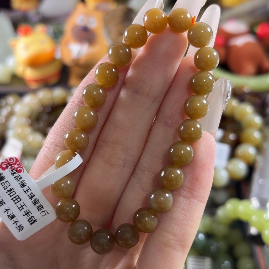 和田玉未镶嵌手链158