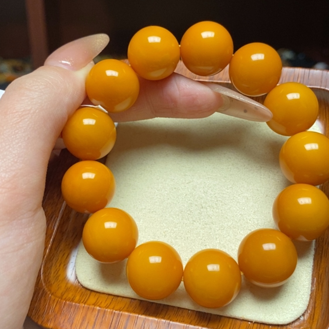 【闪购商品】蜜蜡手链未镶嵌手串