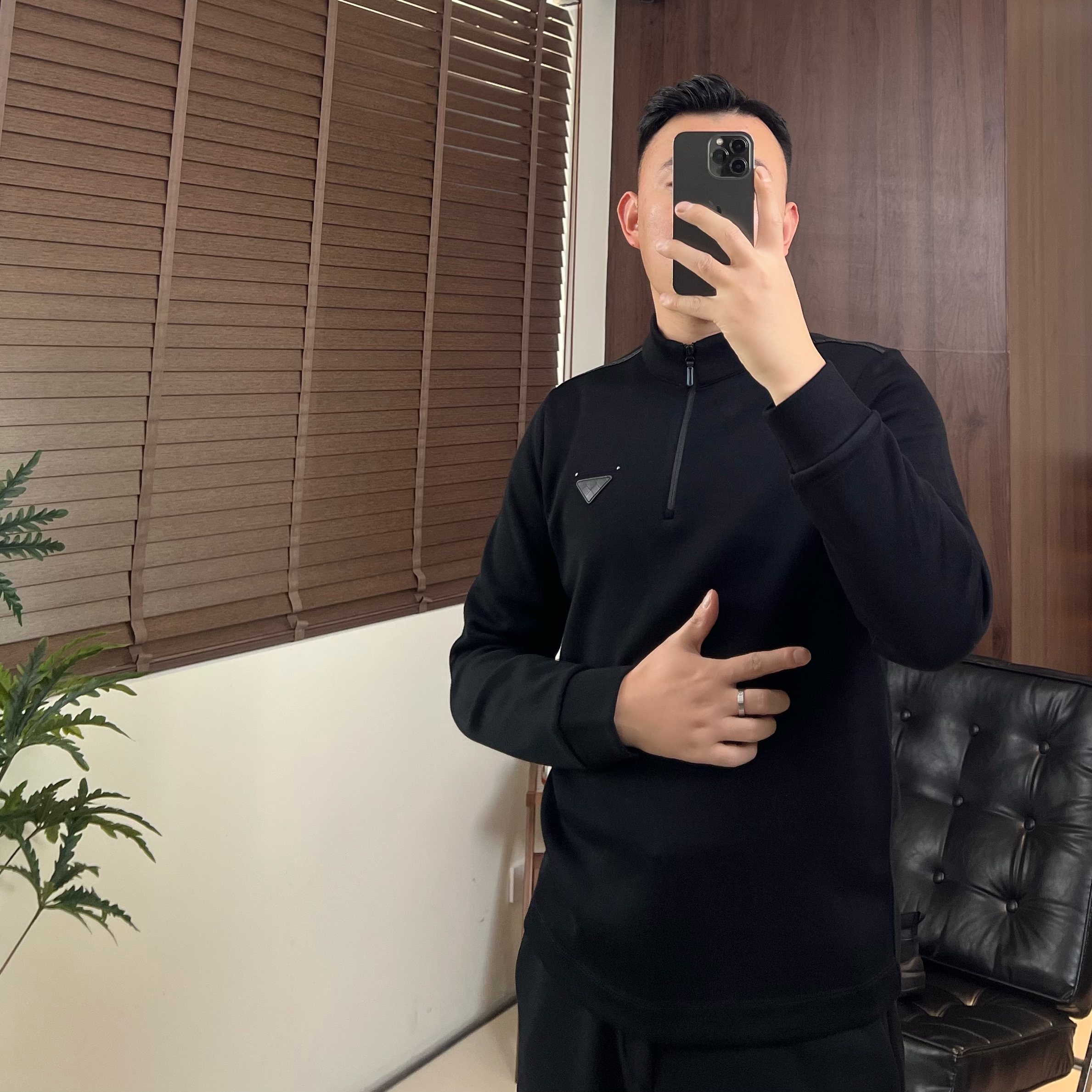 【P家加绒卫衣】铭品添尚2025冬季新款男士休闲百搭圆领卫衣#103013