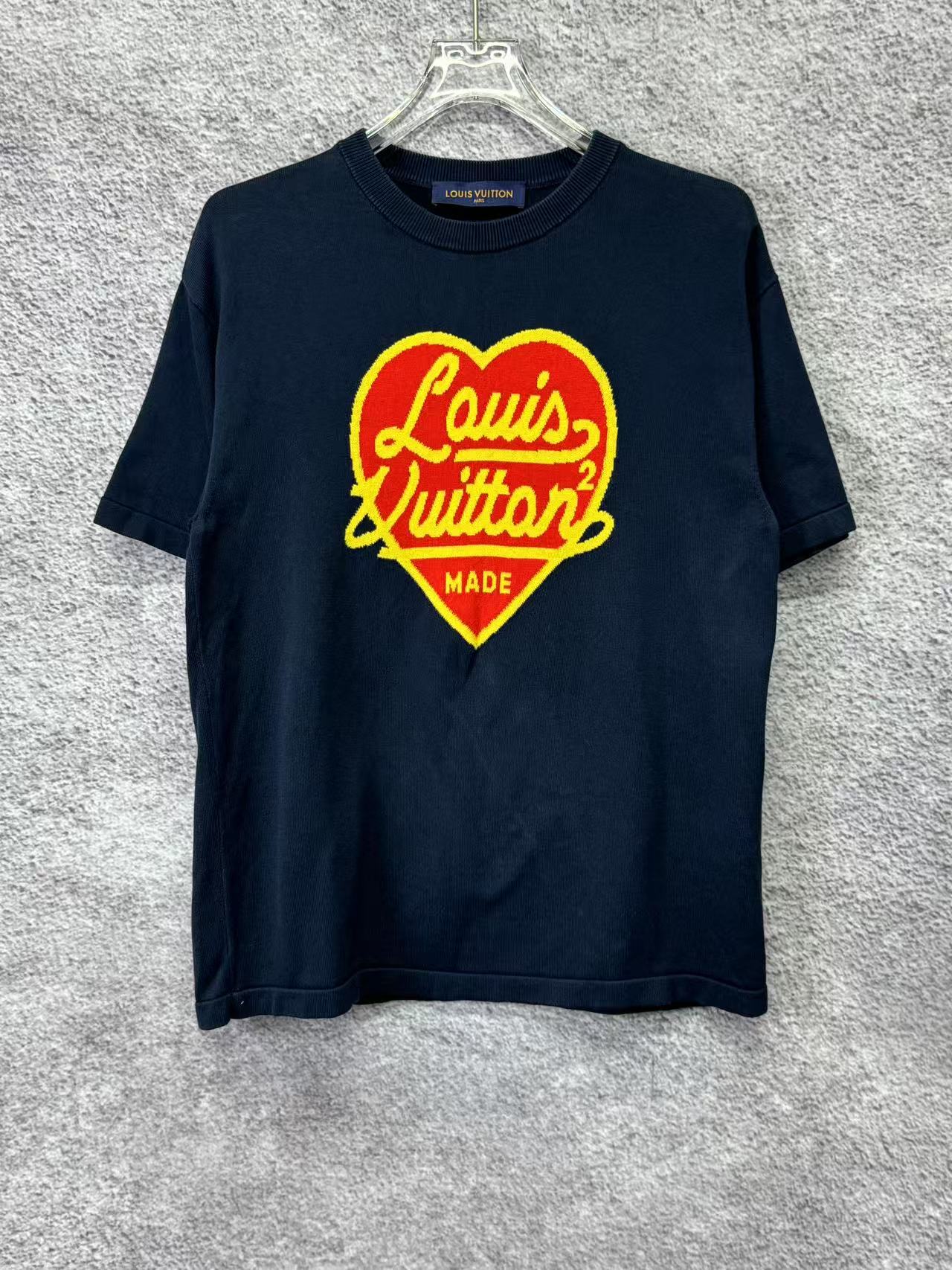 全新未使用 LouisVuitton/路易威登 NIGO联名针织T恤/S码/N0066