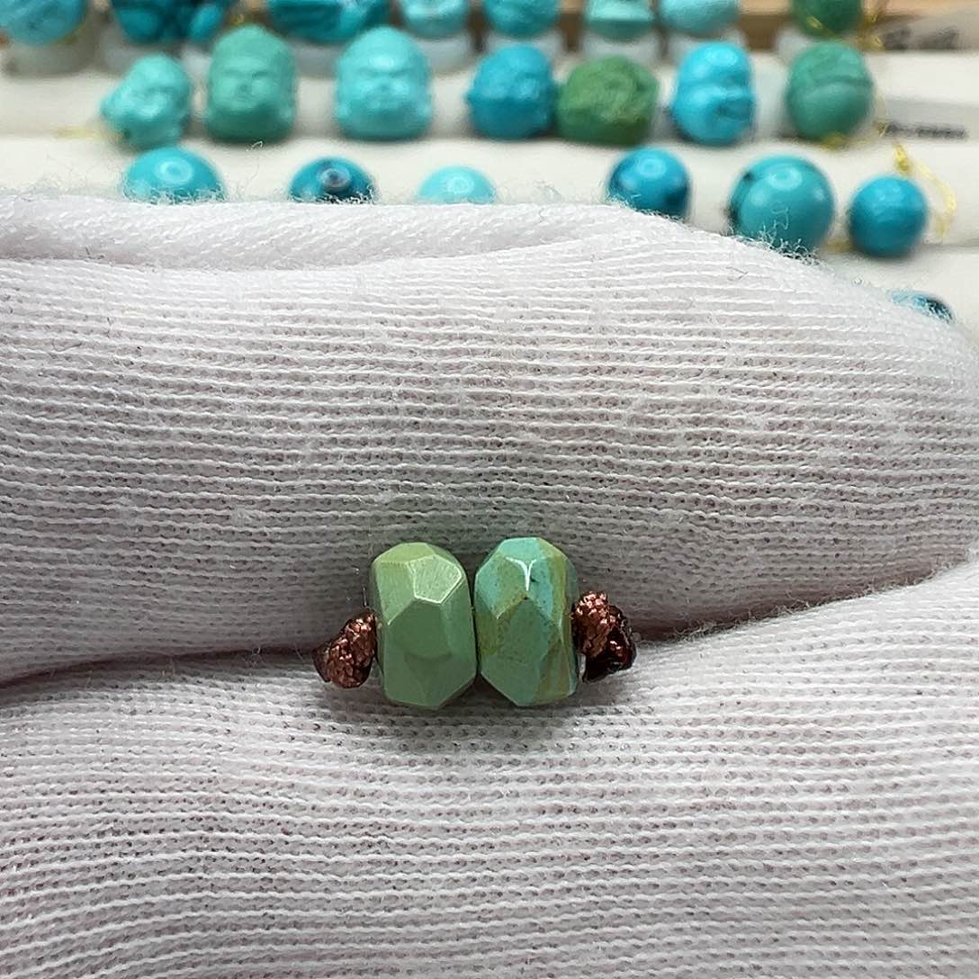 绿松石无相隔珠 未镶嵌