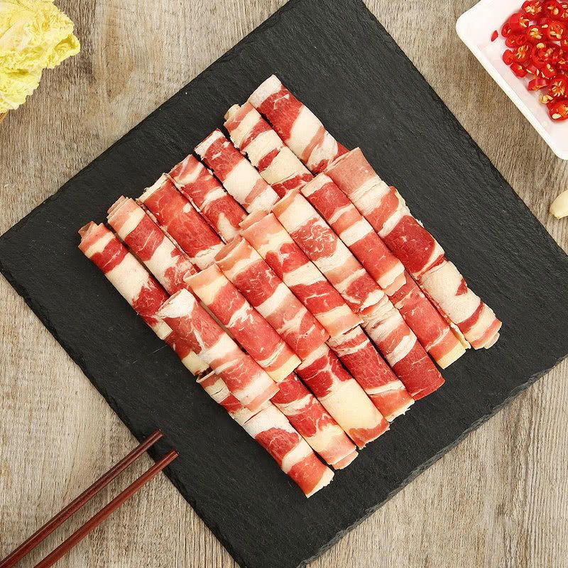 【山姆超市】澳洲肥牛卷1.1kg火锅食材牛肉卷