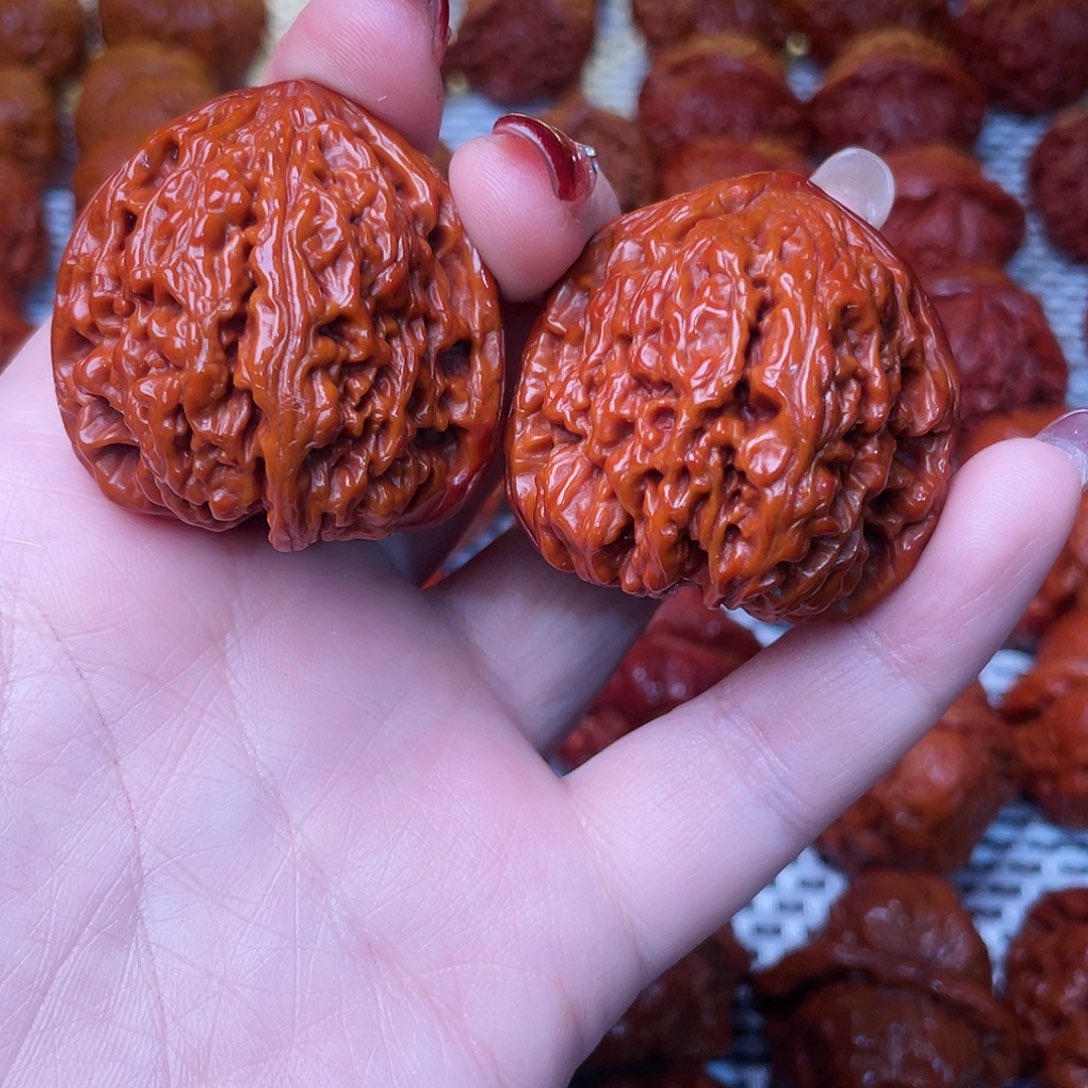 桃核吊坠文玩核桃 手把件 南将石 40