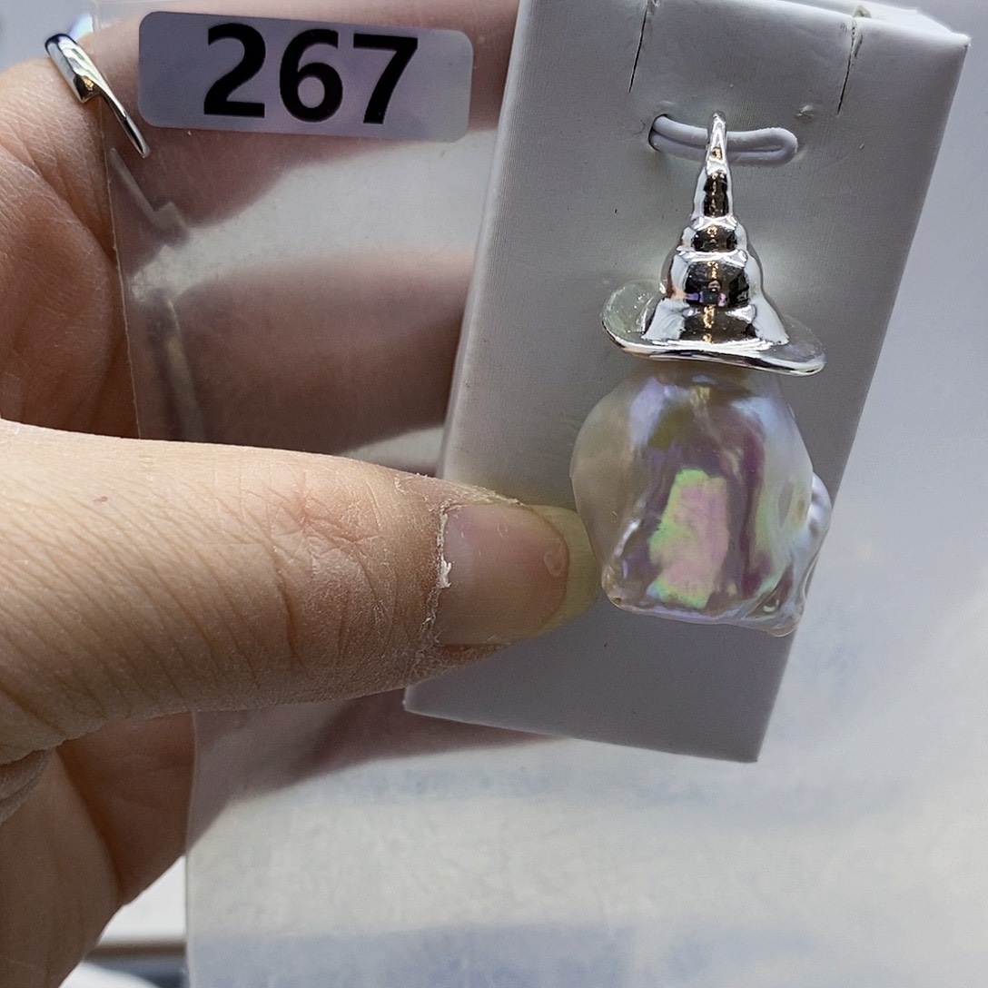 颈饰合金淡水珍珠