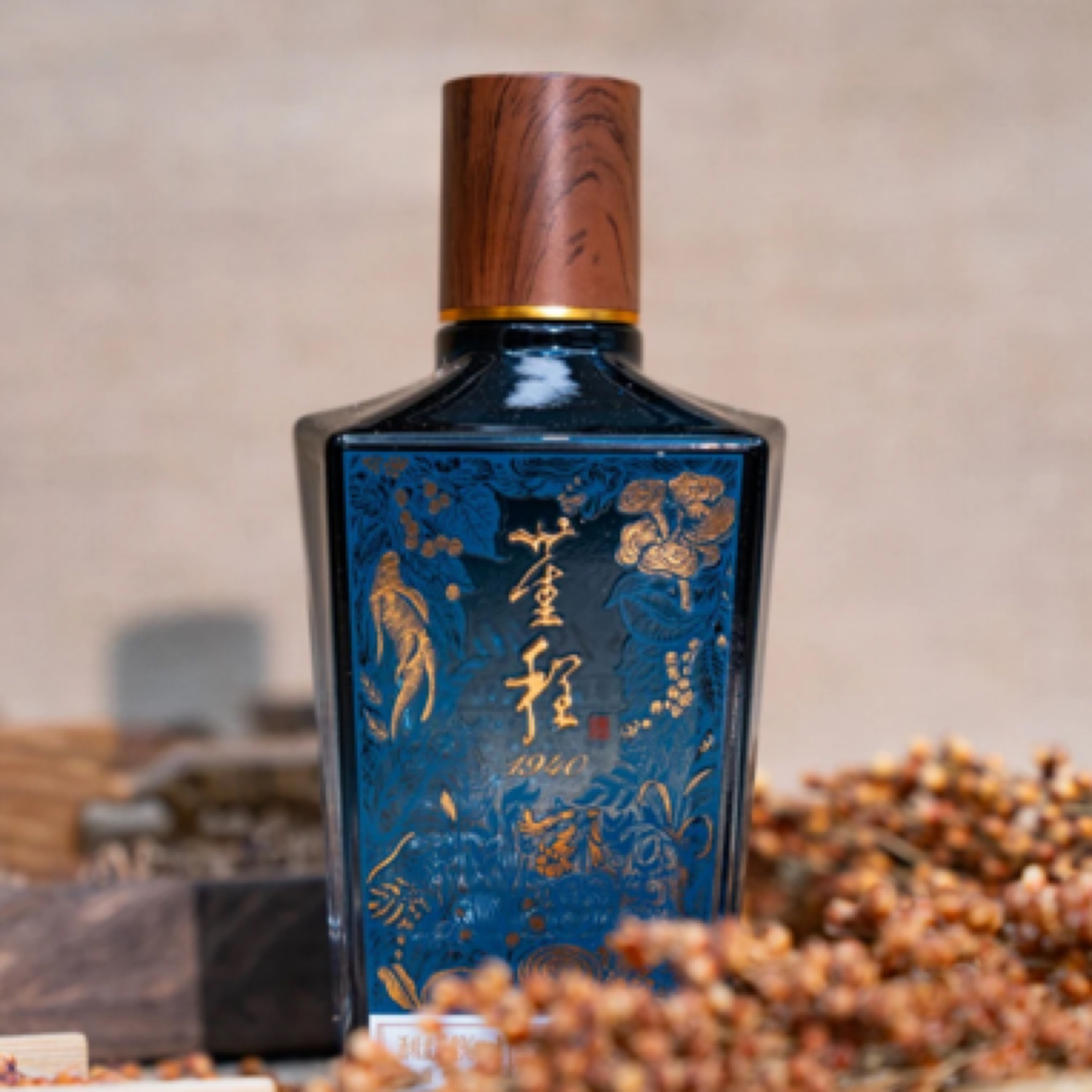 董程董程1940小酒54度125ml*1瓶董香型白酒163味百草入曲