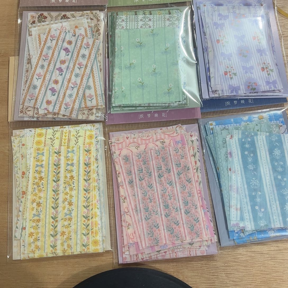 织梦映花小碎花打底贴纸6包不重复