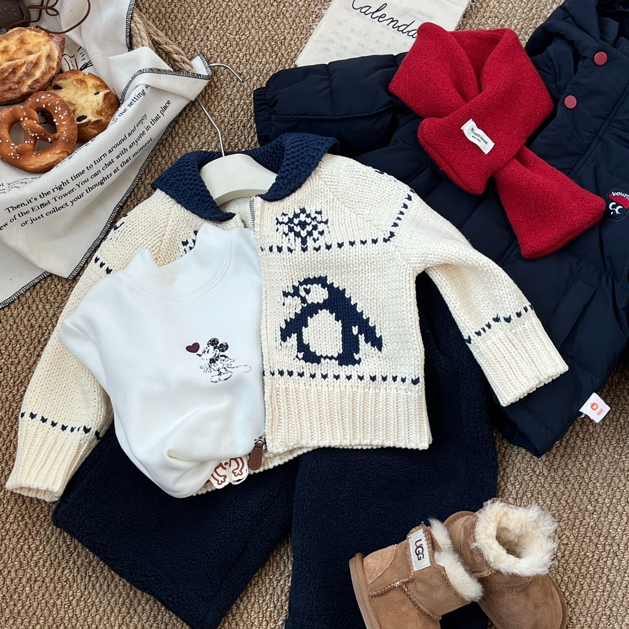 【FUFU】爆款企鹅毛衣开衫