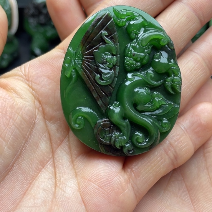 和田玉（碧玉）未镶嵌颈饰