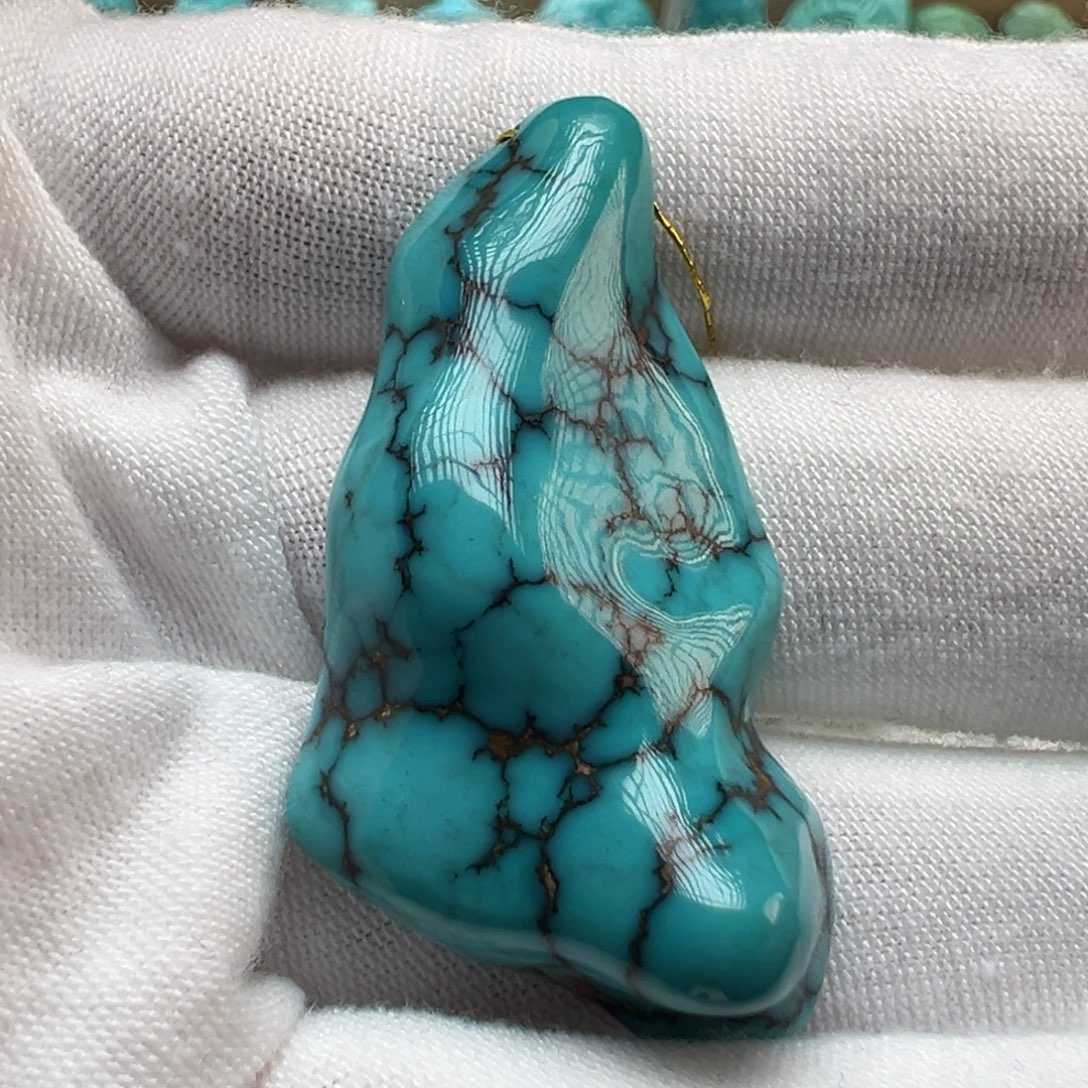 绿松石未镶嵌配饰