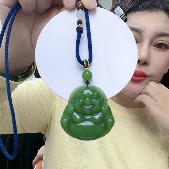 和田玉未镶嵌颈饰52