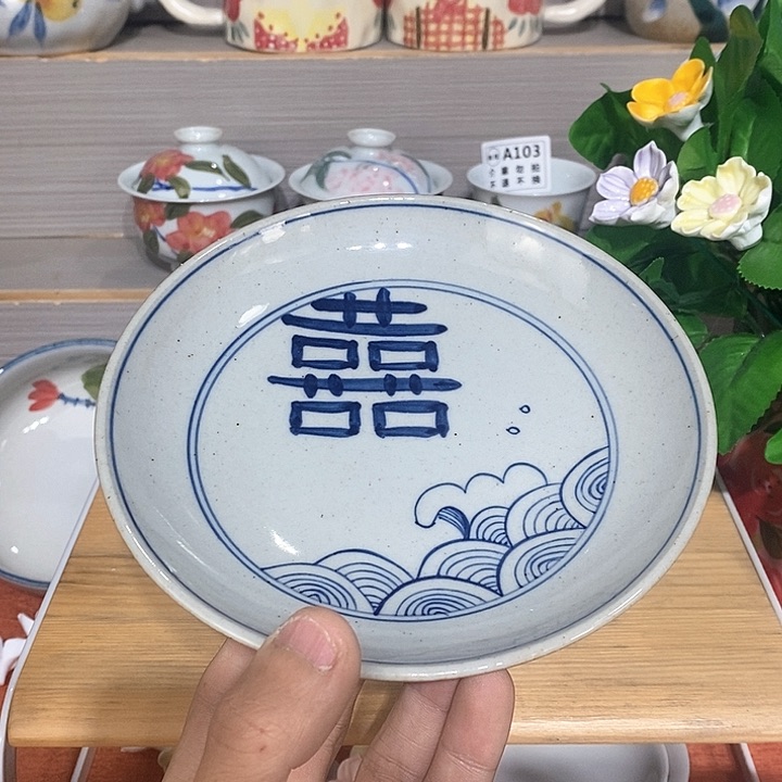 禾泥陶器手工手绘