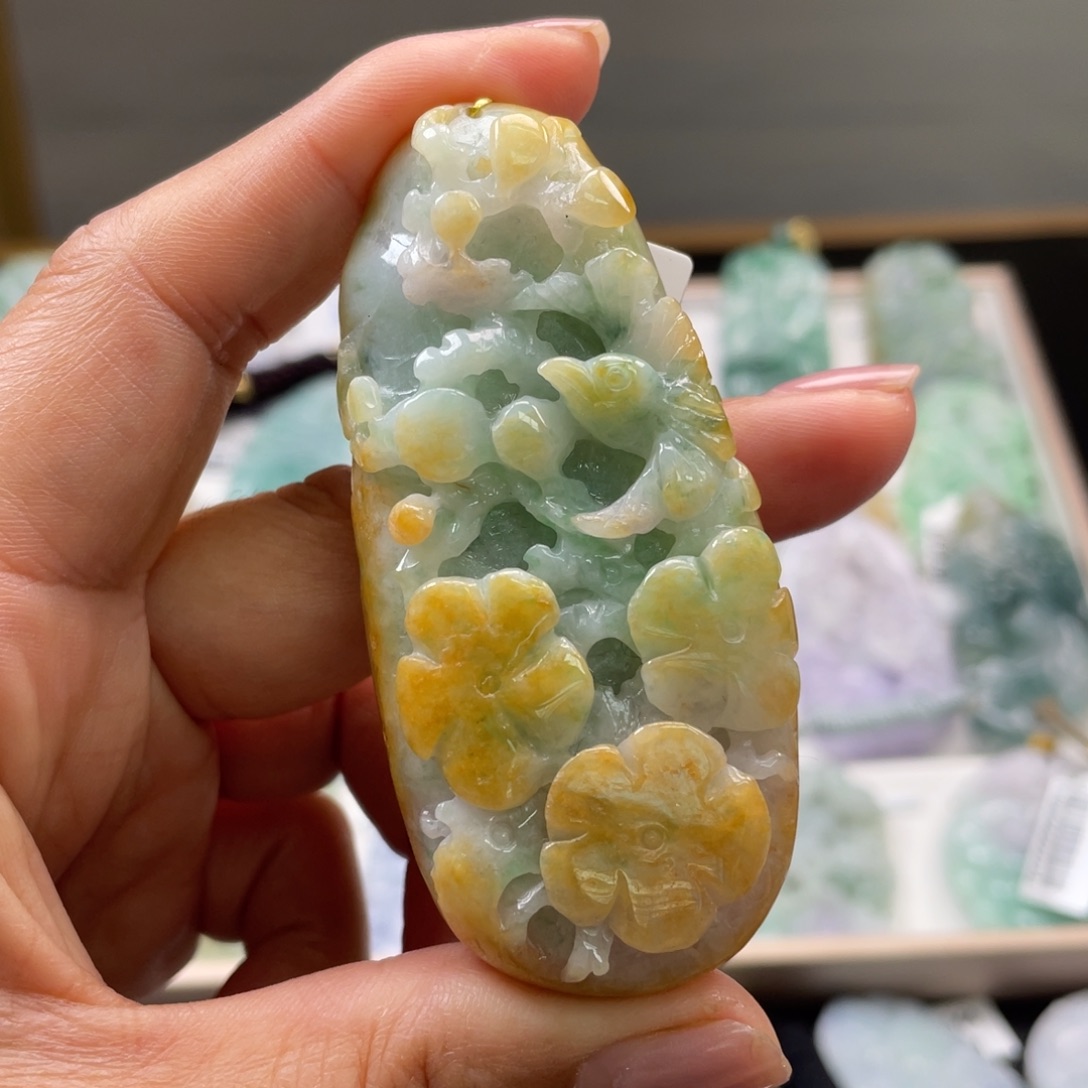 翡翠吊坠(不含链)未镶嵌