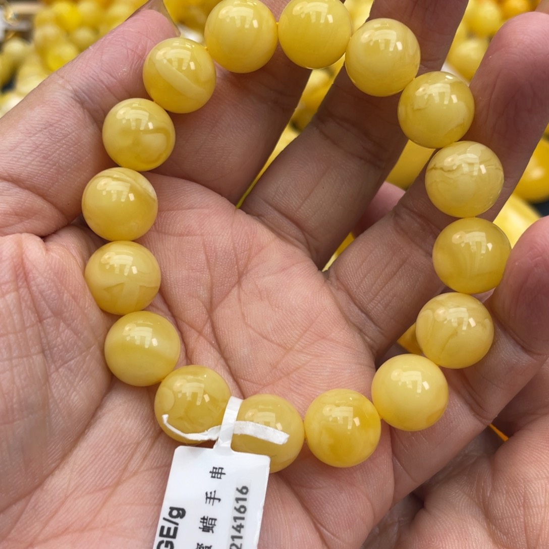 琥珀裸石未镶嵌琥珀蜜蜡12m m