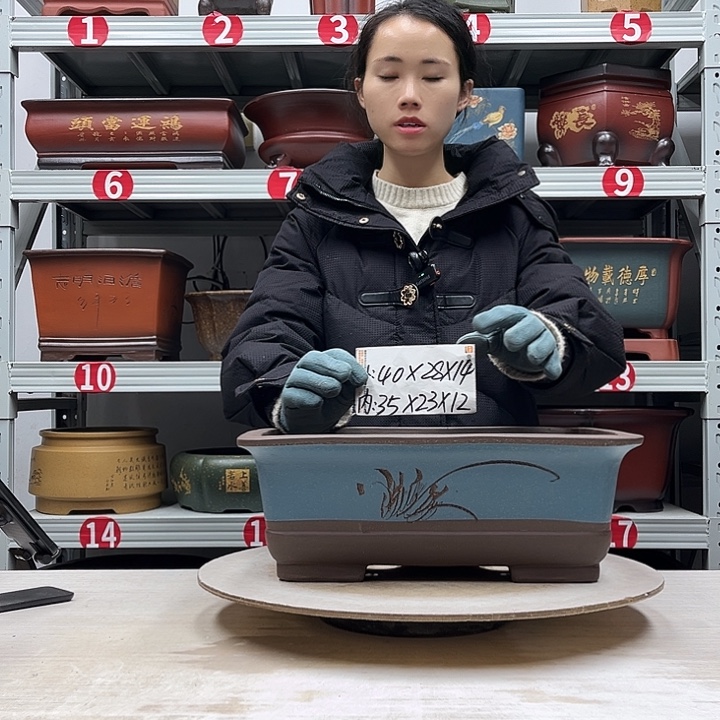 紫砂花盆紫砂花盆