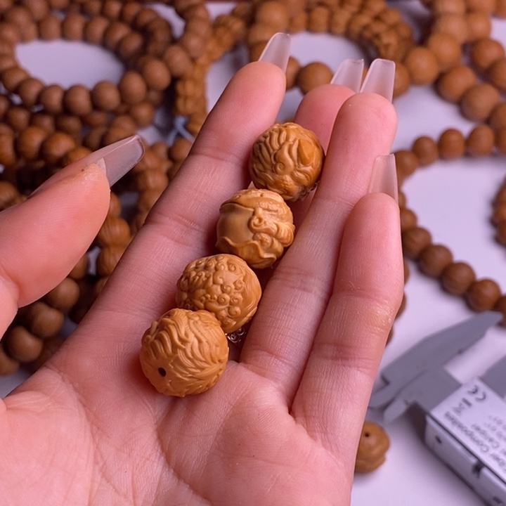 核桃手串/手链雕刻单籽