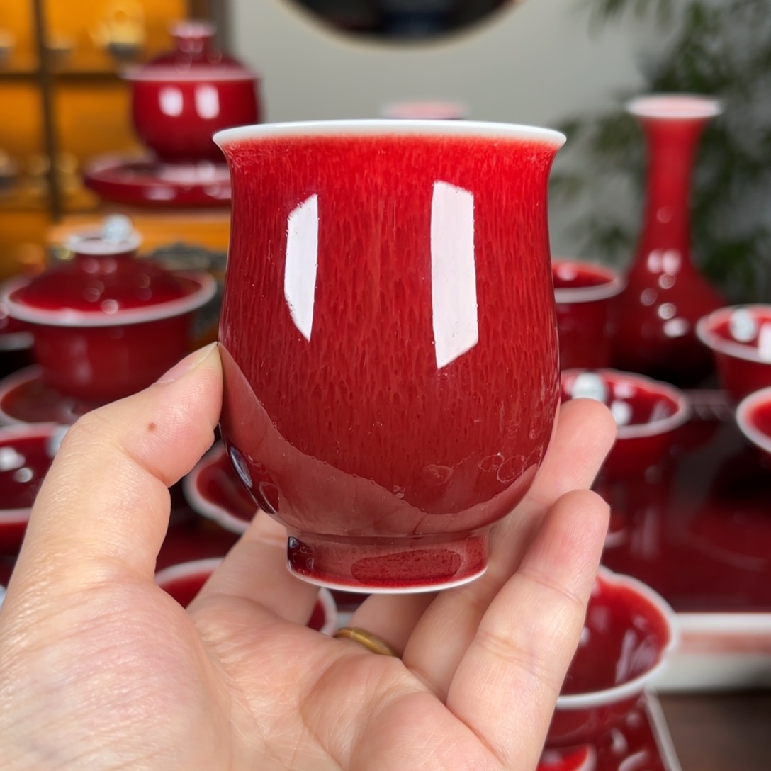 杯子景德镇高温原矿釉