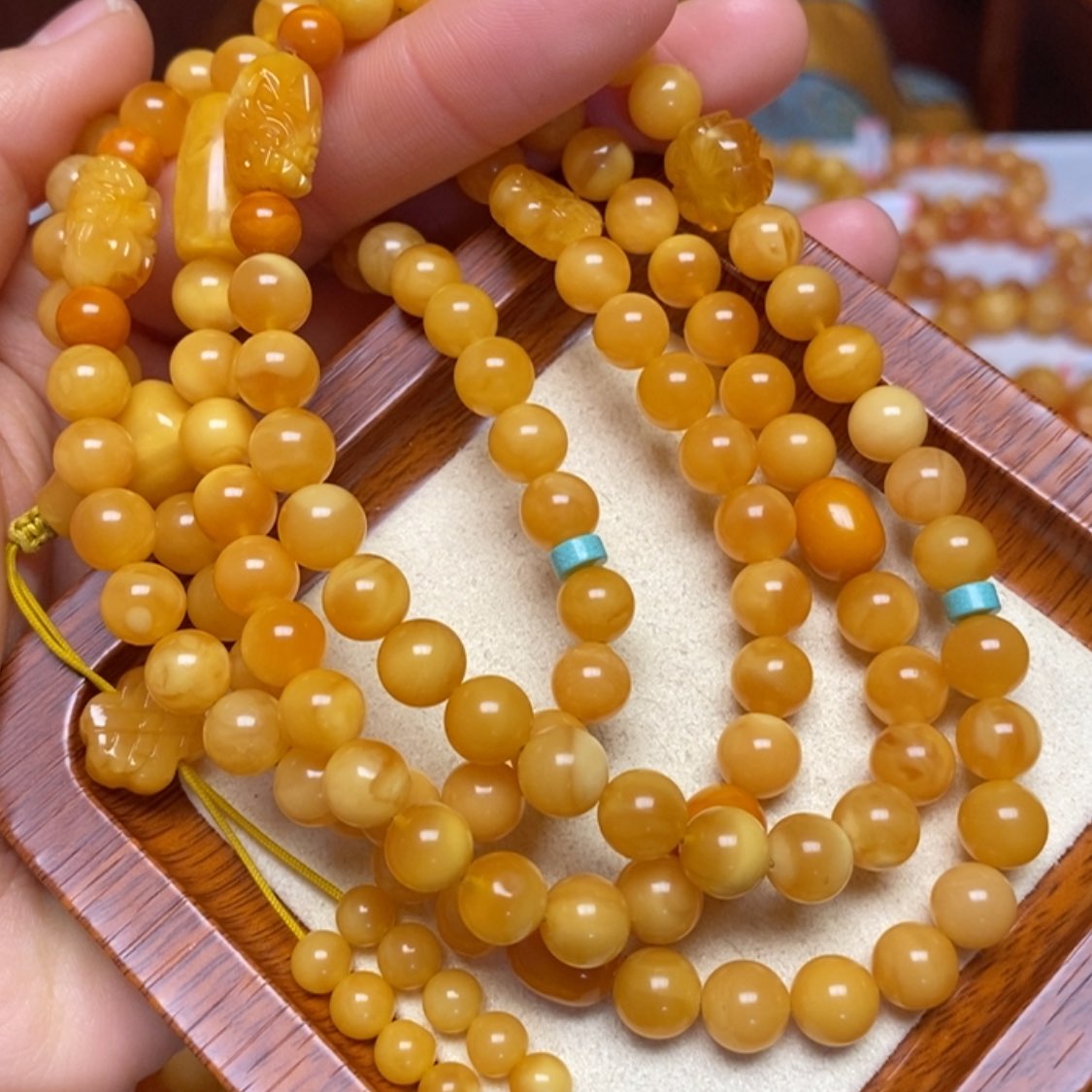 【闪购商品】蜜蜡手链未镶嵌手串