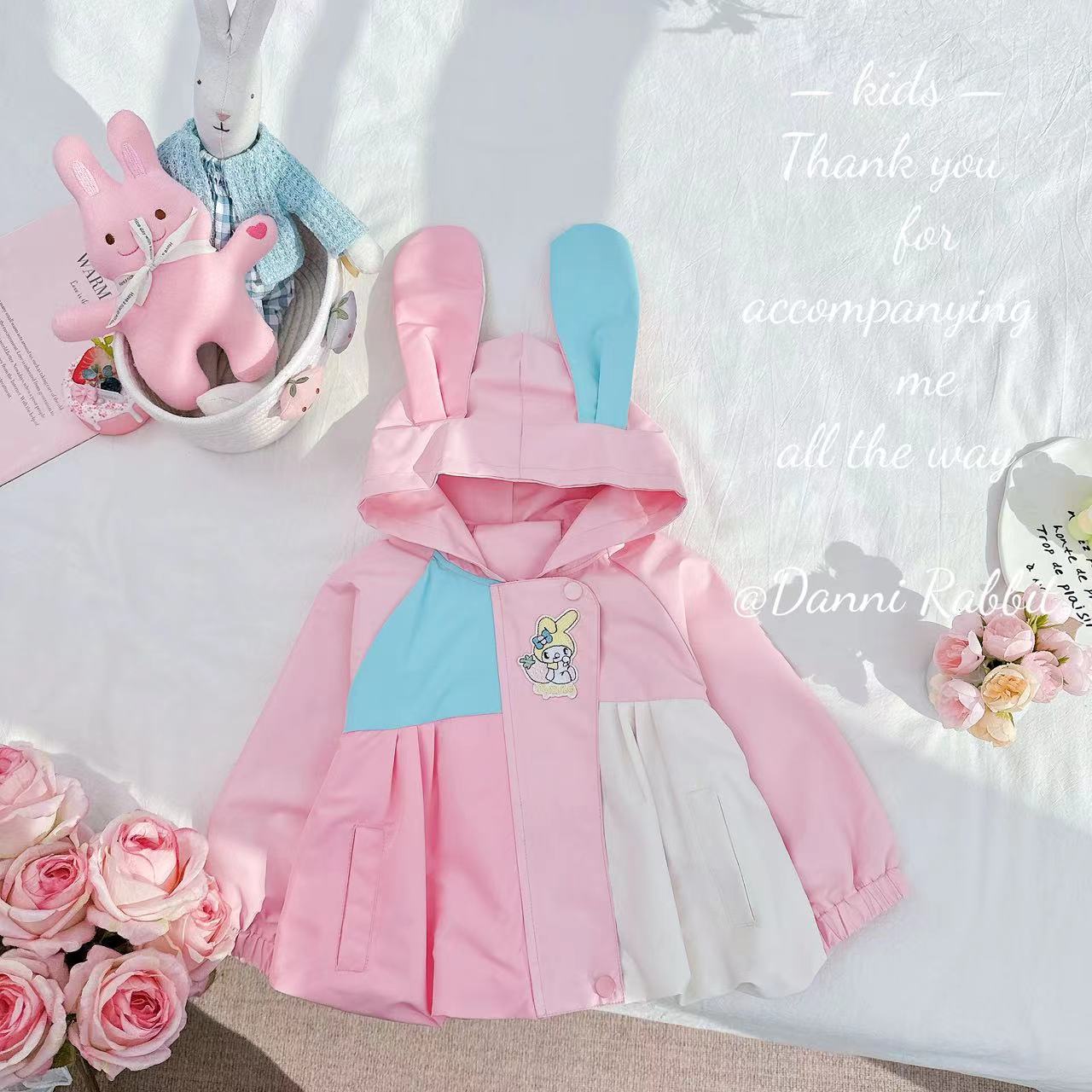 【Dannirabbit】新品时尚百搭可爱女童外套 D-Z38