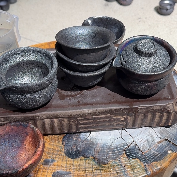 大***疆全手工制作微瑕坛子一套