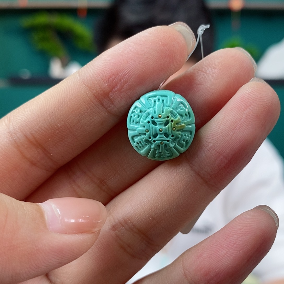 绿松石珠宝奇石未镶嵌