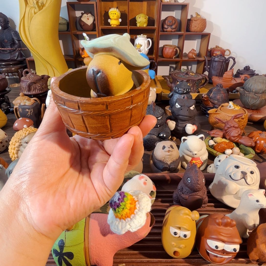 紫砂茶壶纯手工制作过程非常